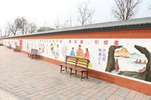 廣場(chǎng)文化墻制作效果圖