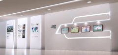 電子公司企業(yè)文化墻制作效果圖