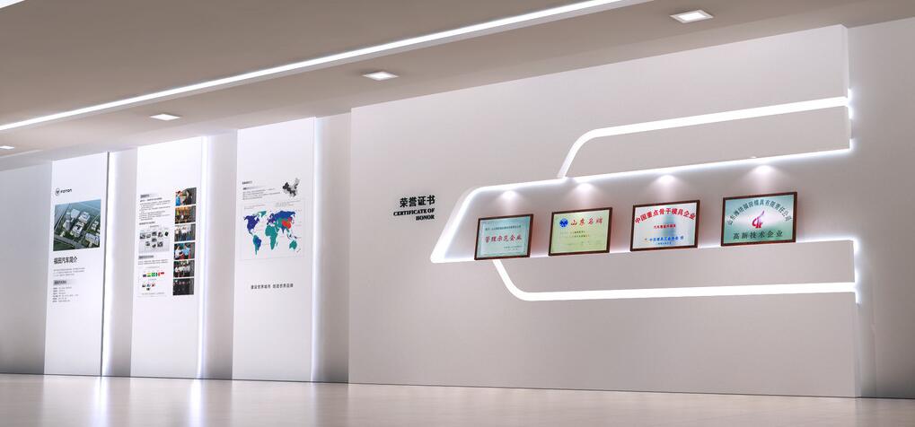 電子公司企業文化墻制作效果圖