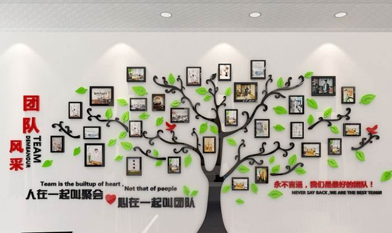 立體墻貼文化墻裝飾公司團(tuán)隊(duì)勵(lì)志標(biāo)語(yǔ)企業(yè)辦公工作室亞克力墻