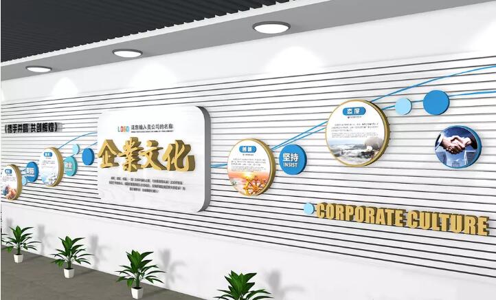 銷售企業文化墻制作效果圖