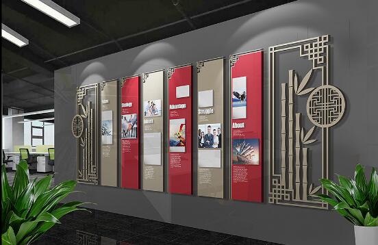 網(wǎng)絡(luò)企業(yè)文化墻制作效果圖