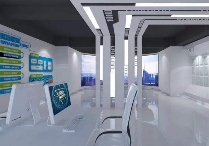 產品展示介紹公司文化墻企業展廳設計效果圖