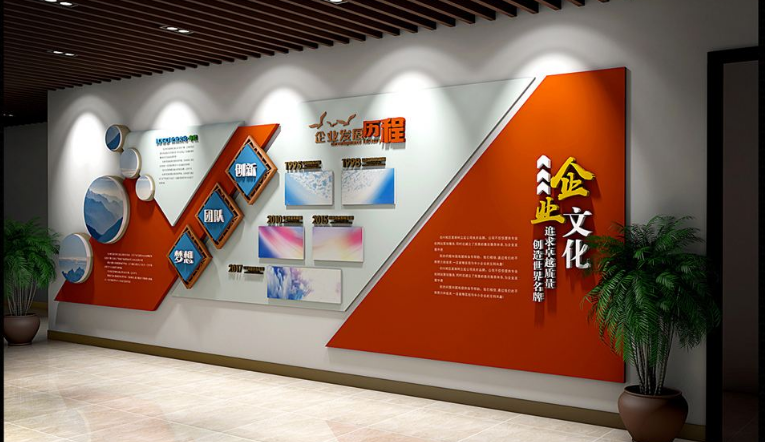 立體亞克力初中企業公司標語