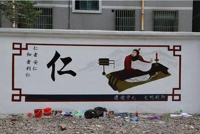 豐臺社區文化墻墻體彩繪圖片