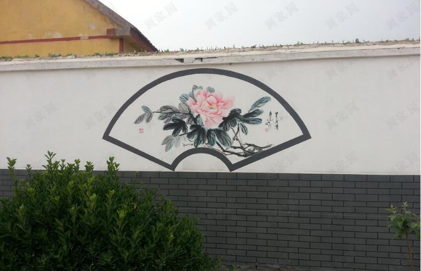 街道文化墻墻體彩繪圖片