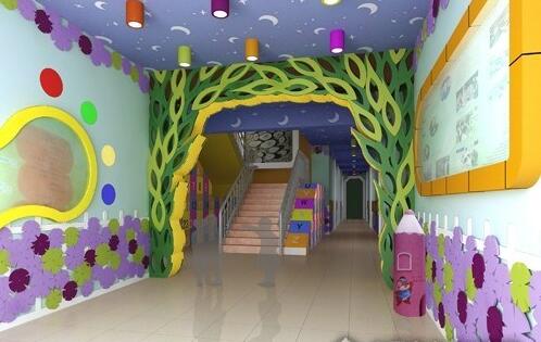幼兒園文化墻彩繪制作效果圖
