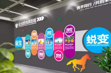 3d立體科技企業(yè)形象文化墻