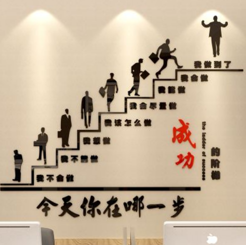 立體墻貼畫公司企業文化墻光榮榜裝飾