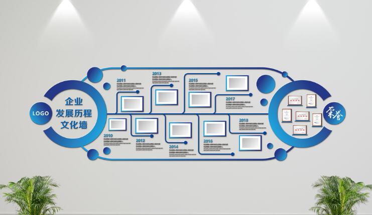企業(yè)立體文化墻制作效果圖