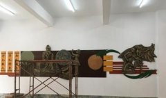 創意校園浮雕文化墻制作效果圖