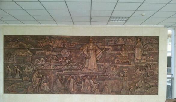 創意校園浮雕文化墻制作效果圖