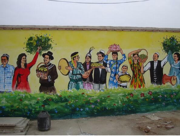 創(chuàng)意農(nóng)村文化墻制作效果圖