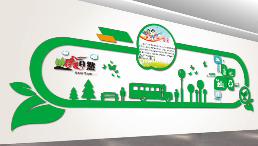 環(huán)保文化墻效果圖圖片