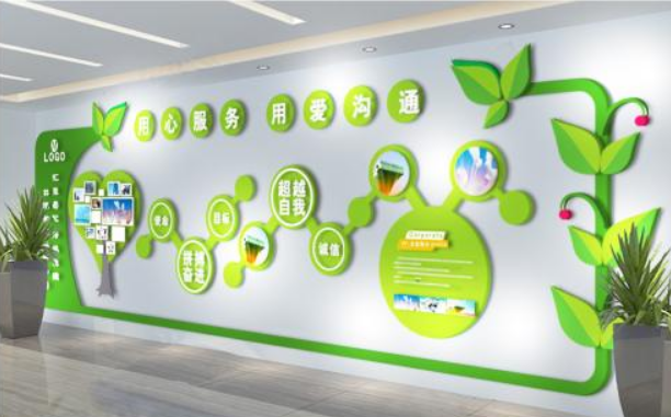 簡約節(jié)能環(huán)保文化墻