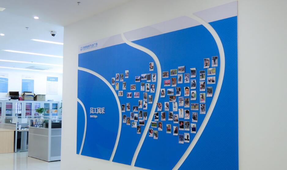 創意企業辦公室文化墻制作效果圖