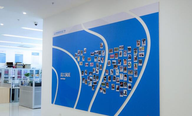 創意企業文化墻的制作效果圖