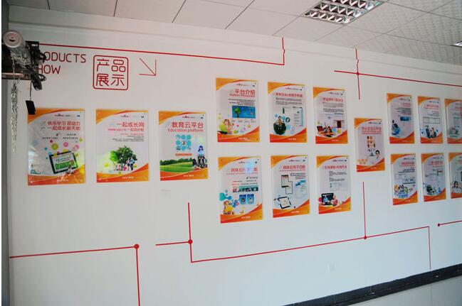 青島旅游公司文化墻制作效果圖