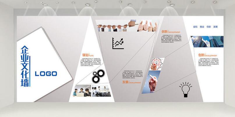 杭州旅游公司文化墻制作效果圖