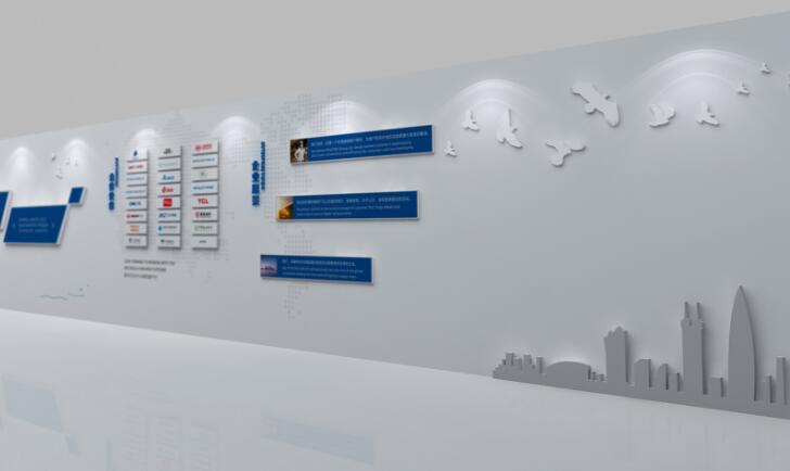 機場文化墻制作效果圖