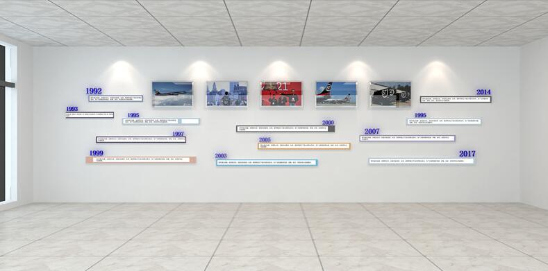 大氣企業文化墻制作效果圖