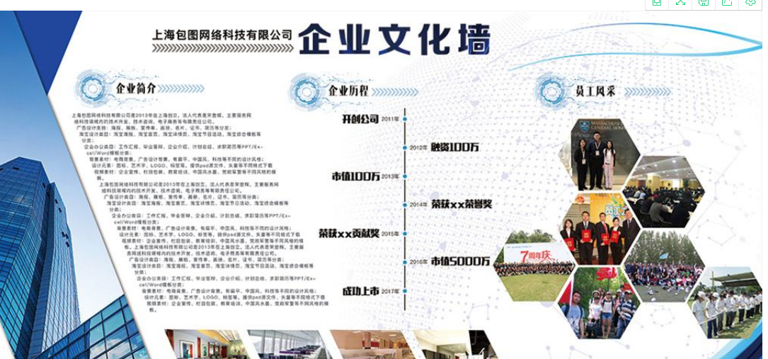企業文化墻創意設計圖