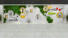 創(chuàng)意展廳企業(yè)文化墻布置圖