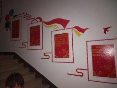 黨建文化墻彩繪制作效果圖