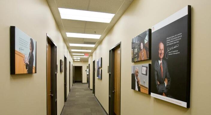 建筑公司企業文化墻制作效果圖