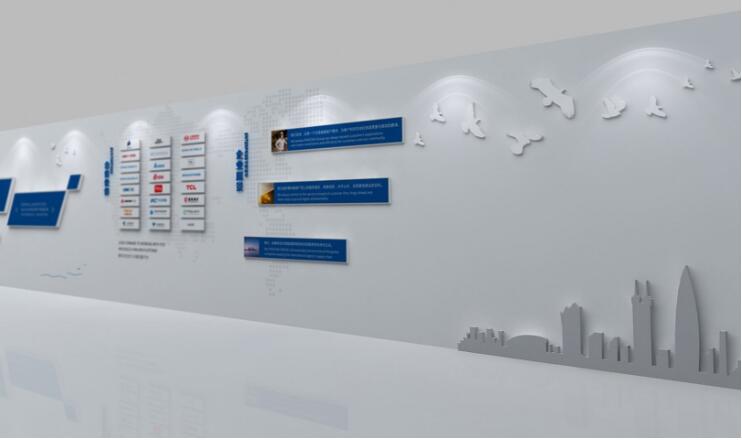 快遞公司企業(yè)文化墻制作