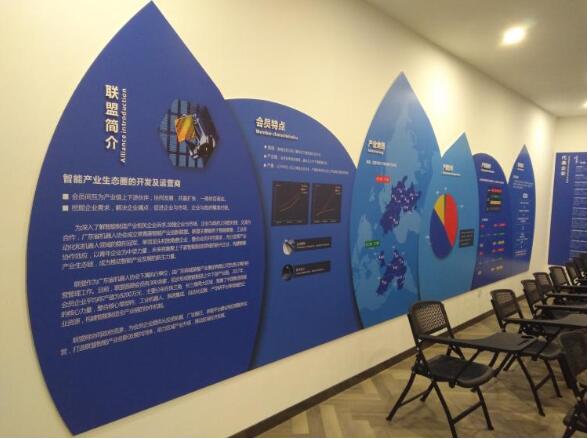 裝飾公司文化墻制作效果圖