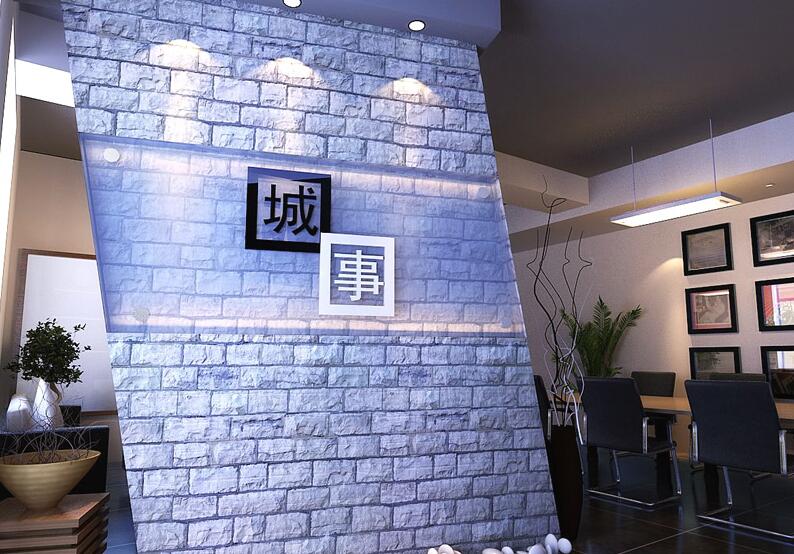  辦公室文化墻制作效果圖