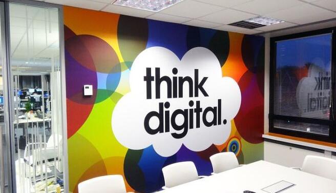  辦公室文化墻制作效果圖