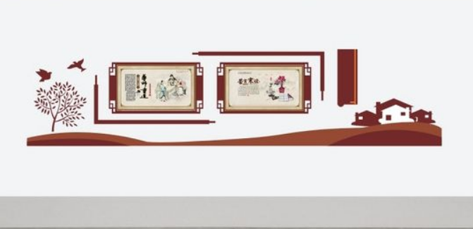 校園讀書主題樓梯文化墻圖片