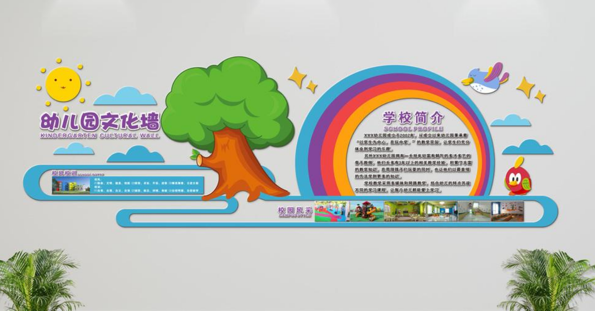 立體亞克力墻貼教室班級布置墻貼畫幼兒園文化墻裝飾