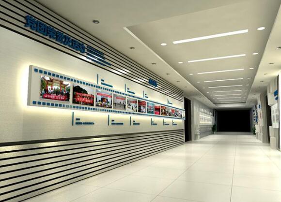 服裝公司企業(yè)文化墻制作效果圖