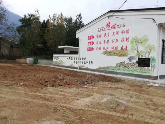 鄉村黨建文化墻制作效果圖