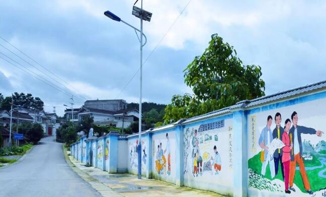 鄉村黨建文化墻制作效果圖