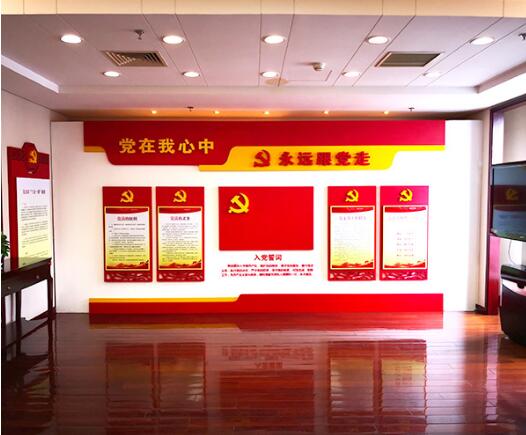 學(xué)校黨建文化墻制作效果圖