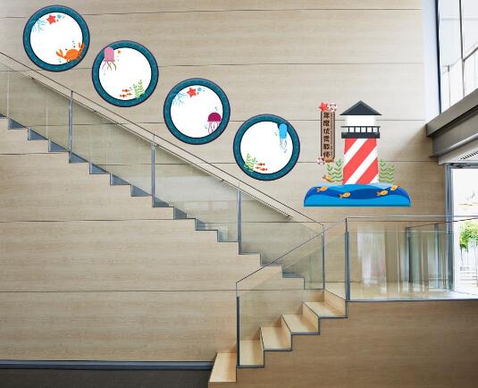 簡約學校文化墻制作