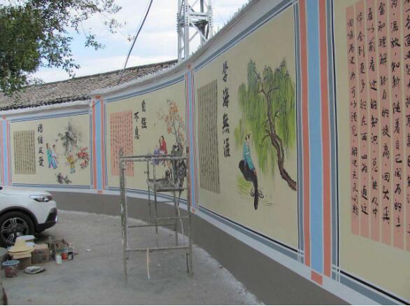 簡約學校文化墻制作