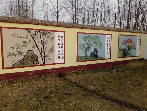 簡約學校文化墻制作