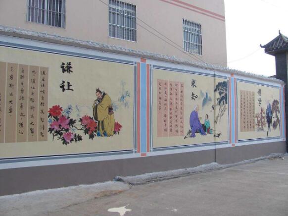 簡約學校文化墻制作