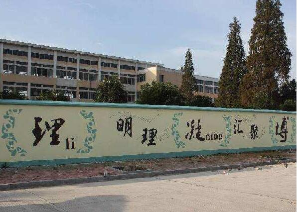 簡約學校文化墻制作