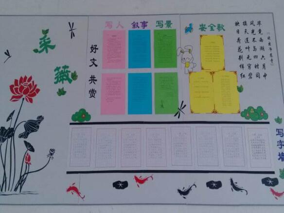 簡(jiǎn)約班級(jí)文化墻制作