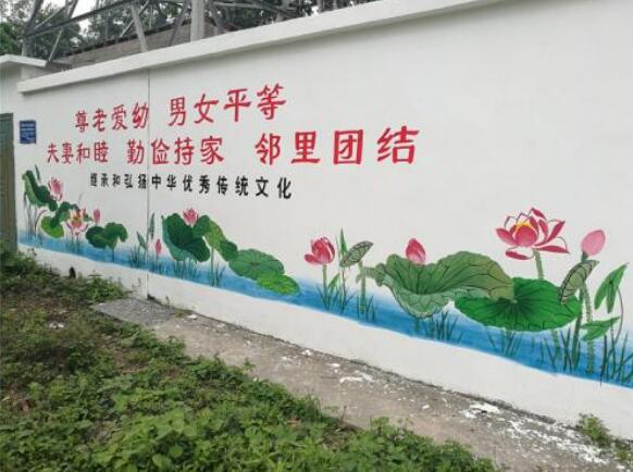 簡約農村文化墻制作