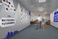 簡約辦公室文化墻制作