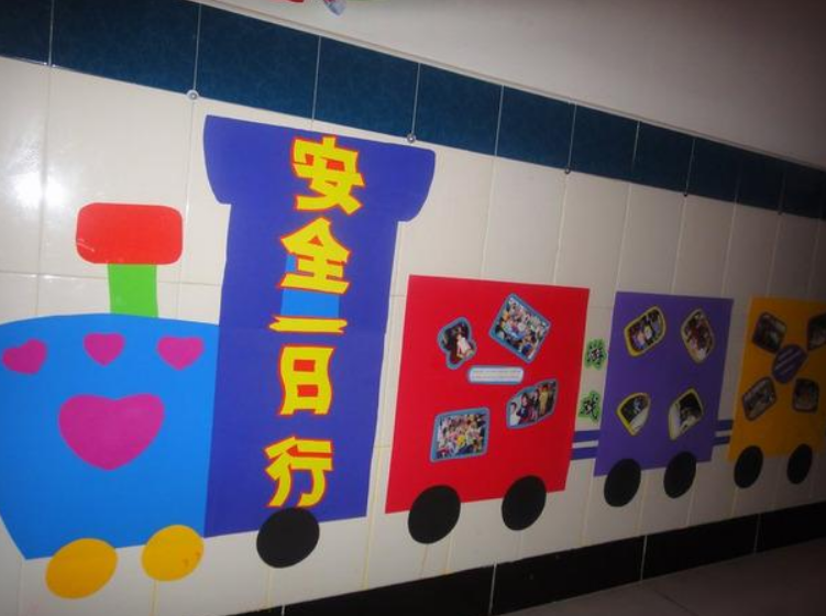 簡約風(fēng)格幼兒園主題墻效果圖大全