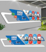 現代企業文化墻效果圖