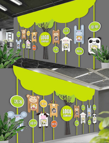 卡通醫(yī)院校園企業(yè)文化墻